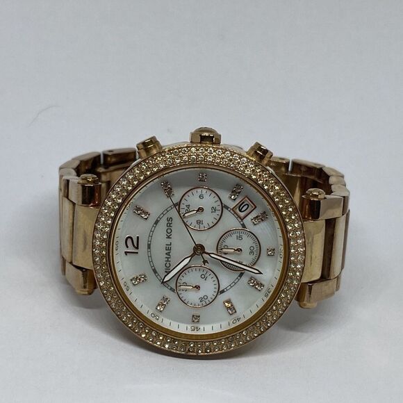 Michael Kors Parker MK5491 Women Stainless Steel Analog Dial Quartz Watch UC767 - Picture 7 of 12